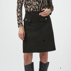 Joseph Ribkoff 254087 Faux Suede Skirt